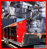 FSBO Fire Engine Red Food and Concession Trailer Cotton Candy Ic