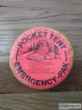 Emergency Survival Pac and Pocket Tent