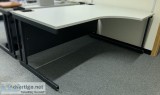 Strong Large Grey finished Office Desks - Great Condition - &pou
