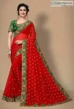 Pick The Latest Red Sarees For Wedding From Mirraw