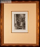 Renee Mauperin at the Piano Crying Original Etching by James Tis