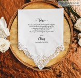 Best Personalized wedding handkerchiefs for Bride and Groom
