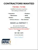 LOOKING FOR CONTRACTORS IN THE DAYTON AREA