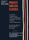 Private English Classes -www.aylintoefl.com