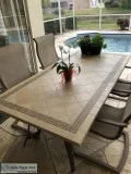 Granite outdoor table
