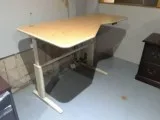 Commercial Grade Tan Height Adjustable DeskWork Station