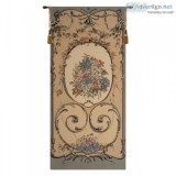CAROLINE BLUE BELGIAN TAPESTRY WALL HANGING