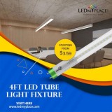 Buy 4FT LED Tube Light Fixtures From LEDMyplace