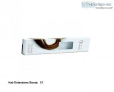 Custom hair extension boxes