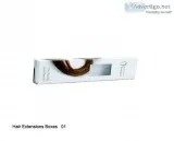 Custom hair extension boxes