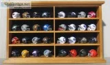BEAUTIFUL DISPLAY CASE COMPLETE WITH ALL 32 POCKET PRO TEAM FOOT