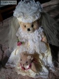 Bride with brides maid bears.