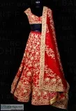 Embroidered or Printed Designer Bridal lehenga Only On RohitBal