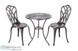 Theon Antique Bronze 3pc Bistro Set