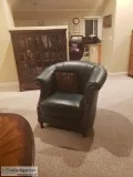 Leather Sofa and Chair