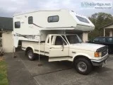 9  Alpenlite Slide-in Truck Camper with dinette slide-out