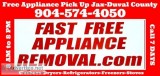 Fast Free Appliance Removal