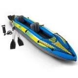 Goplus 2-Person Inflatable Canoe Boat Kayak Set with Oar and Han