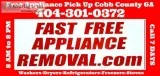 Fast Free Appliance Removal