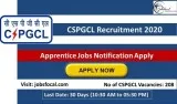 CSPGCL Recruitment 2020 (208) Apprentice Jobs Notification Apply