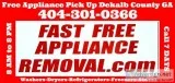 Fast Free Appliance Removal