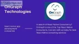 React native developer  React native app development companies