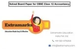 Solved Board Paper for CBSE Class 12 Accountancy