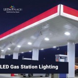Best LED Gas Station Lighting Fixtures From LEDMyplace