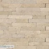 Chiaro Travertine 8x18 Tumbled Stone Veneer