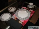 Spanish Lace china by Sango and accessories
