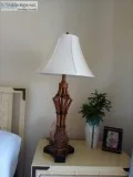 Set of tropical lamps