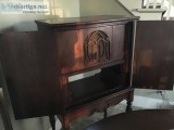 Antique Radio Cabinet.