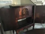 Antique Radio Cabinet.