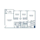 3br - 1159ft2 - Mini-blinds Single walk-in closet Access gate