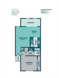 1br - 700ft2 - Clubhouse Ceramic Tile Covered Parking