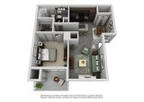 1br - 730ft2 - Five Saltwater Pools Microwave Designer Paint Sch