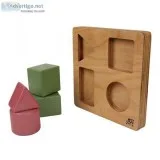 Neem Wood Simple Block Puzzle
