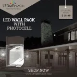 Outdoor LED Wall Packs With Photocell At Best Price