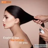 Hair stylist course in Delhi new bridal makeup class Delhi
