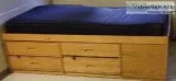 SINGLE XL BED WLOCKABLE DRAWERS
