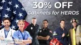 30% OFF ANY CABINET LINE 
