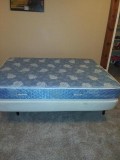 Full size hospital bed with mattress