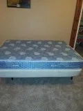 Full size hospital bed with mattress