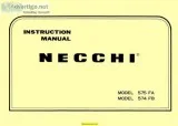 Necchi 574FB &ndash 575FA Sewing Machine Instruction Manual