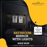 Bathroom Vanity Mirror with Lights and Defogger