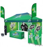 10x15 Trade Show Pop Up Canopy Tents With Full Color Printing  U