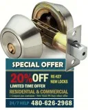 24 Hour Locksmith Phoenix AZ  (480) 626-2968