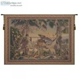 KING BORNE OLD WORLD COLORS BELGIAN TAPESTRY WALL HANGING