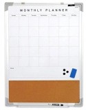 Magnetic White Board Calendar W Cork Bottom