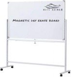 Large White Board On Wheeled Stand
